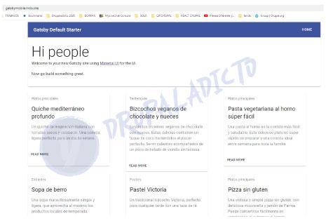 Drupal 9 headless Gatsby | www.drupaladicto.com - Consultor especializado en drupal y symfony Drupal 9 headless Gatsby | www.drupaladicto.com - Consultor especializado en drupal y symfony