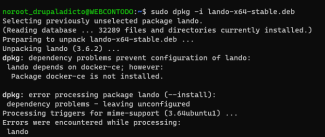 Drupal 9 headless Lando  | www.drupaladicto.com - Consultor especializado en drupal y symfony