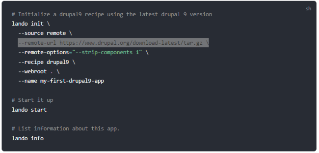 Drupal 9 headless Lando  | www.drupaladicto.com - Consultor especializado en drupal y symfony