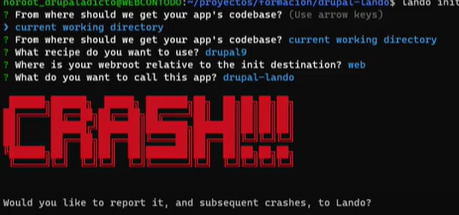 Drupal 9 headless Lando  | www.drupaladicto.com - Consultor especializado en drupal y symfony