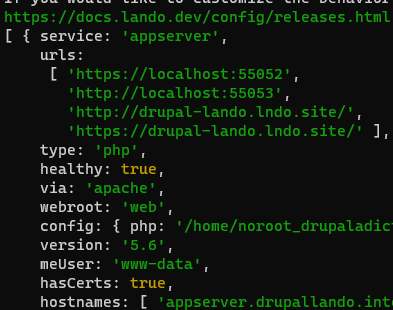 Drupal 9 headless Lando  | www.drupaladicto.com - Consultor especializado en drupal y symfony